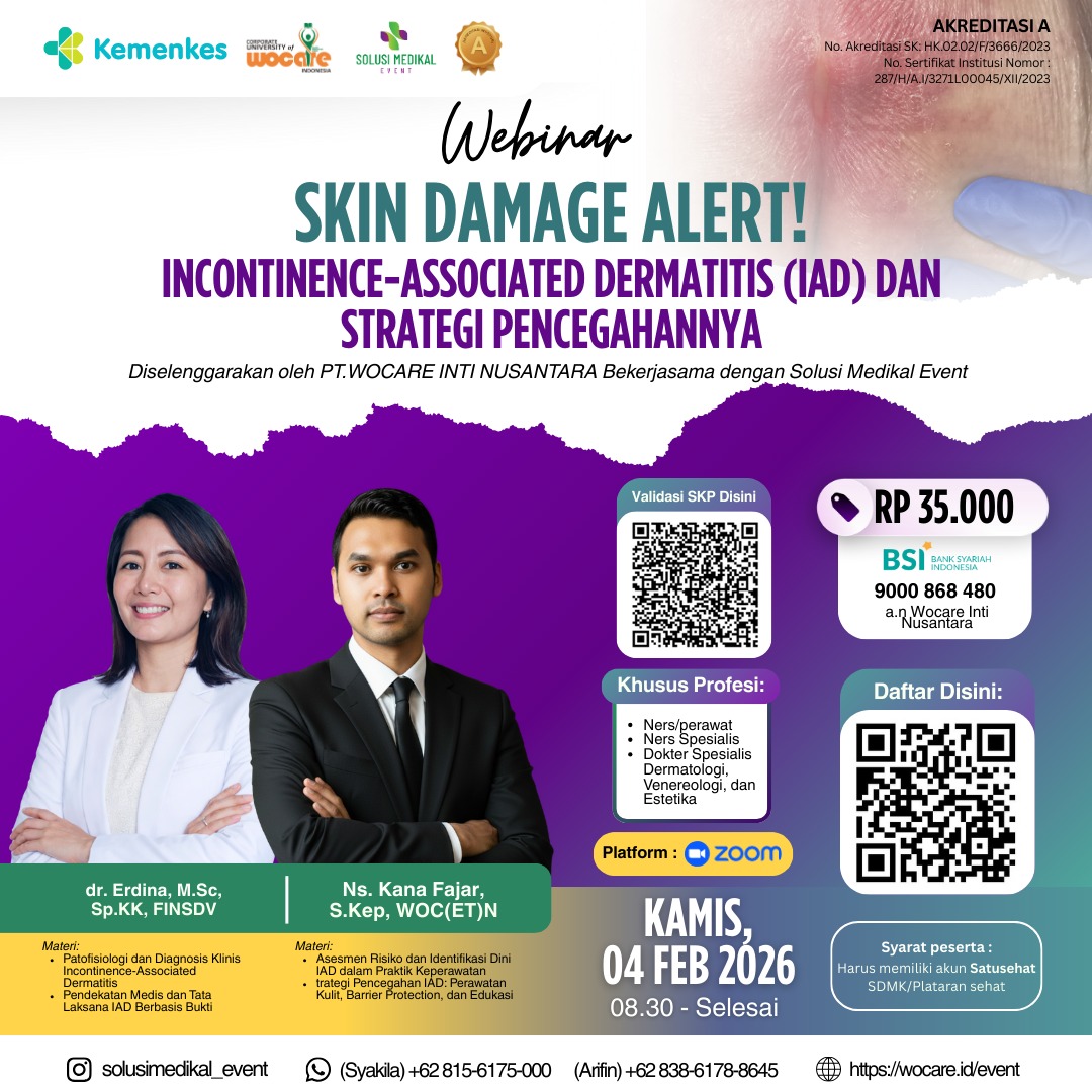 Skin Damage Alert! Incontinence-Associated Dermatitis (IAD) dan Strategi Pencegahannya